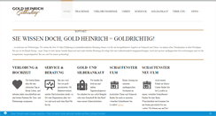 Desktop Screenshot of goldheinrich.de