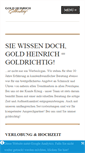 Mobile Screenshot of goldheinrich.de